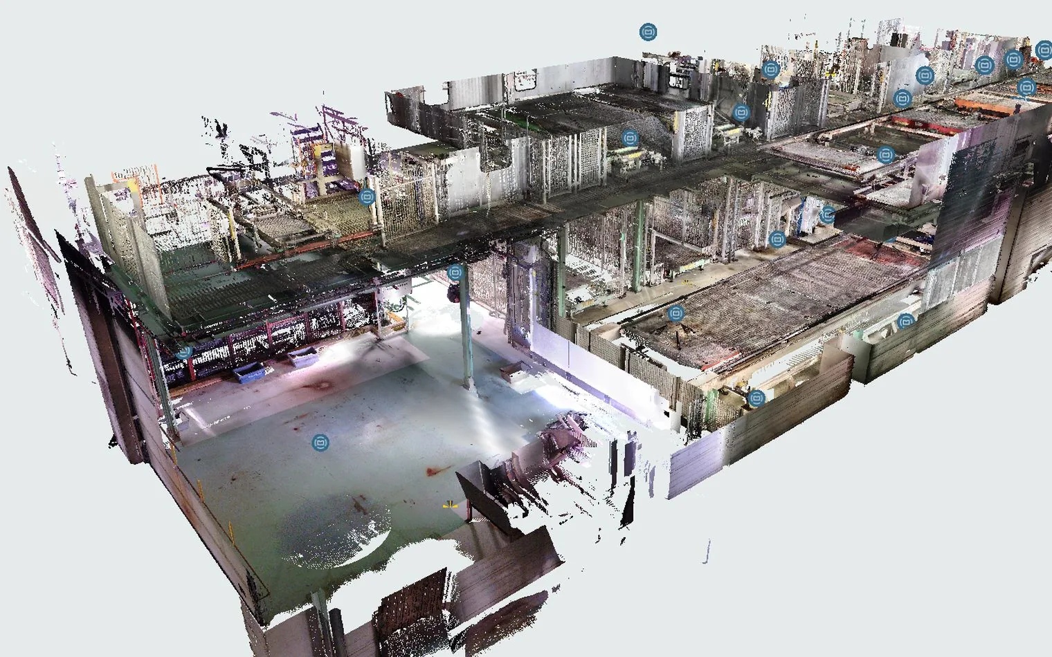 3D-Laserscan mit geplanter Anbindung an den Pendelförderer